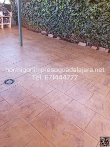 Hormigón Impreso para Patios en Guadalajara Hormigón Impreso Patio Guadalajara