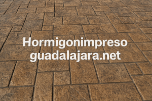 Hormigón Impreso Guadalajara Precio m2 2026 Sin Competencia